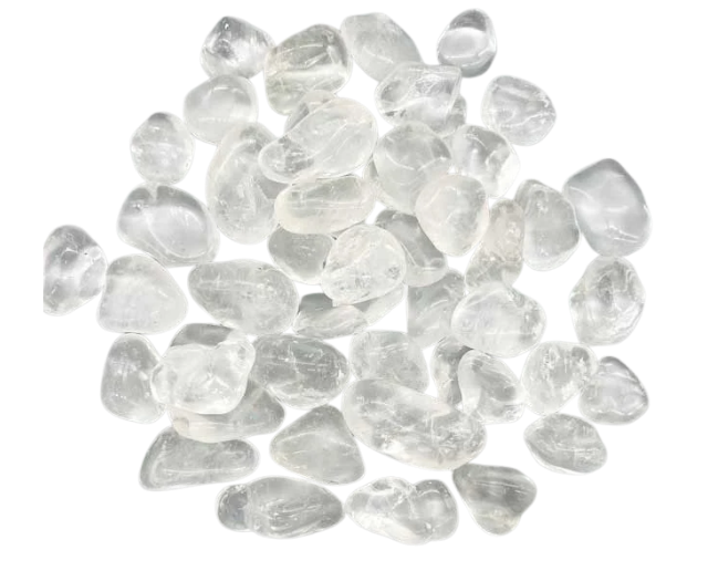 1 lb Clear Quartz Tumbled Stones