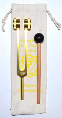 8 1/2" Solar Plexus (yellow) Tuning Fork