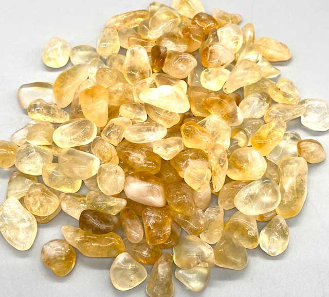 1 lb Citrine Tumbled Stones