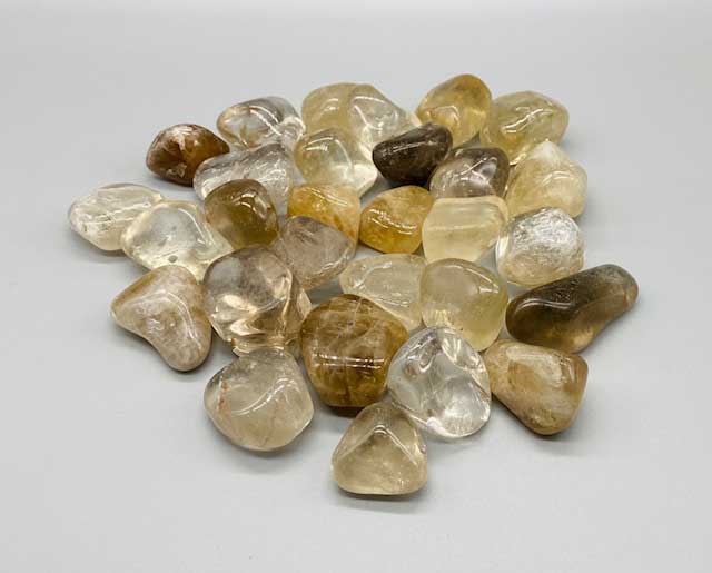 1 lb Citrine, Natural Tumbled Stones