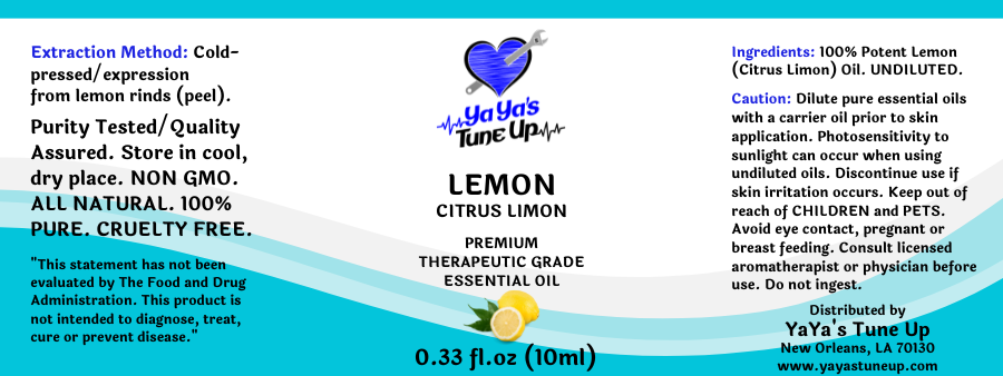 Lemon Essential Oil - 10ml