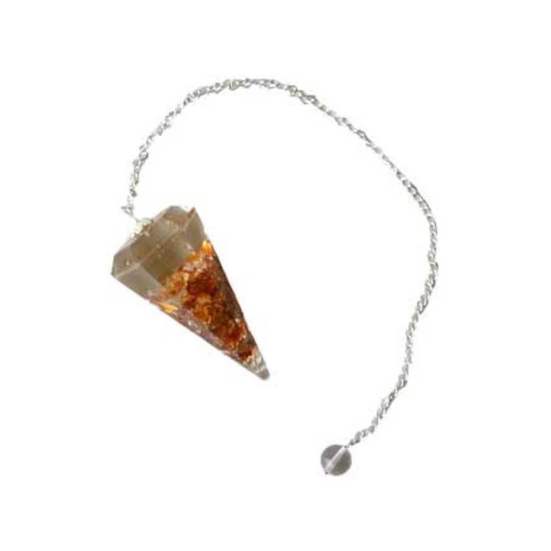 Citrine Orgone Pendulum
