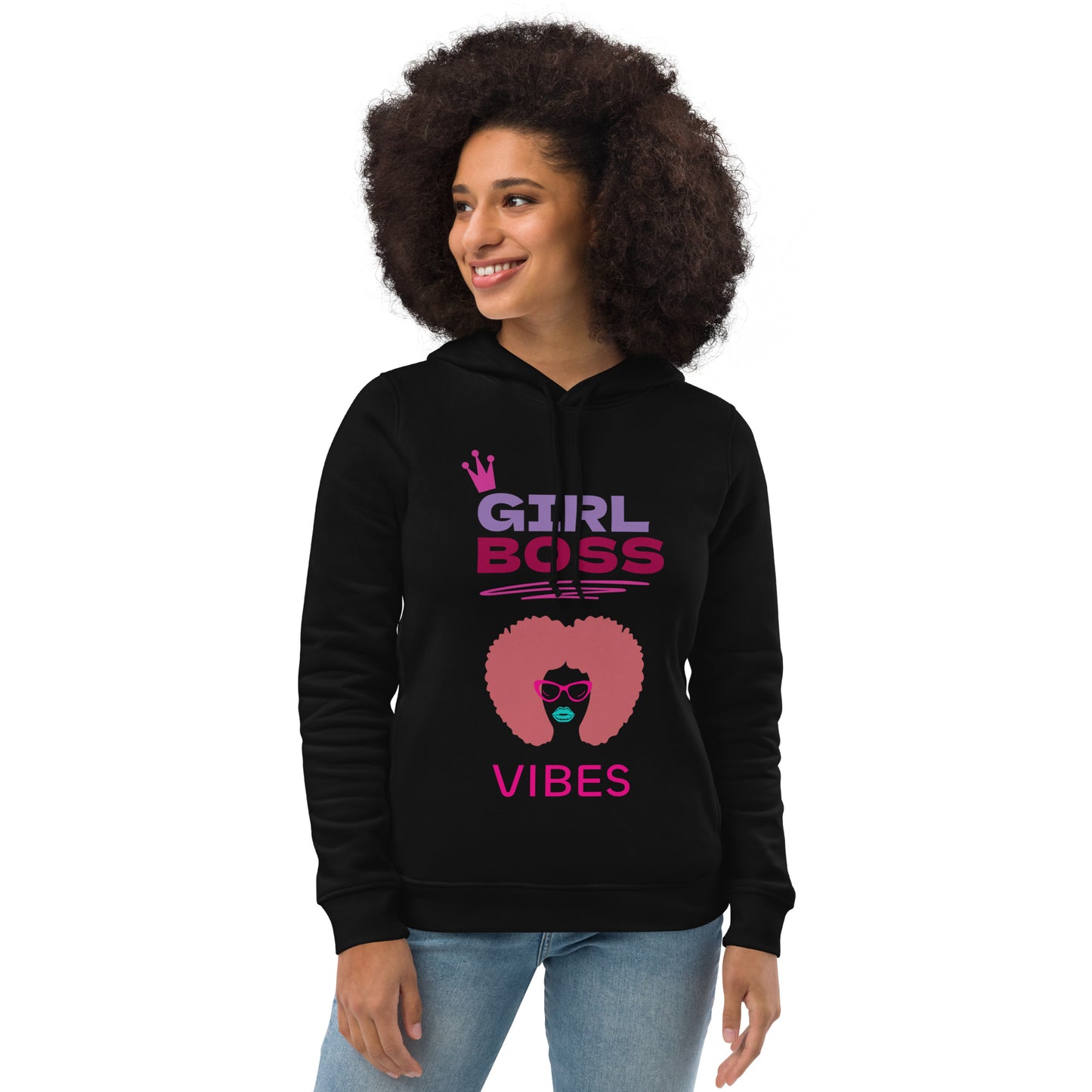 Women's eco fitted hoodie