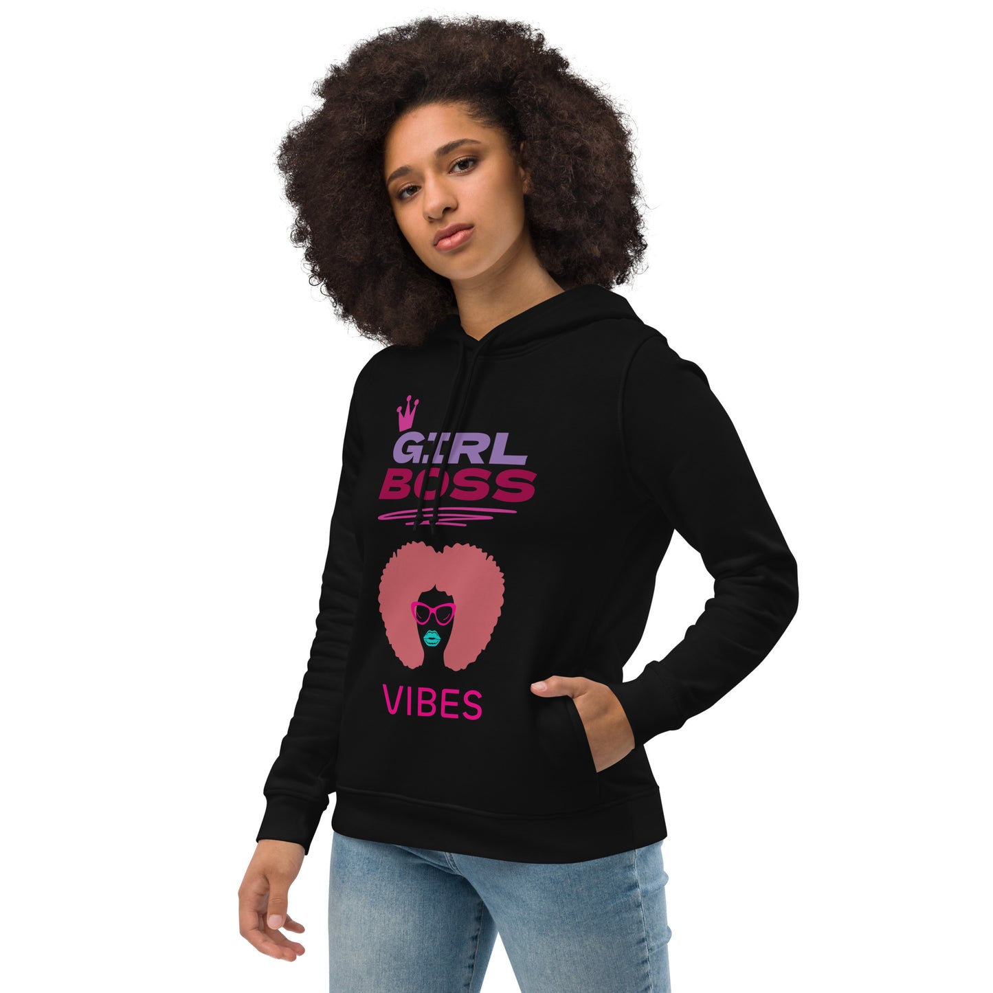 Women's eco fitted hoodie