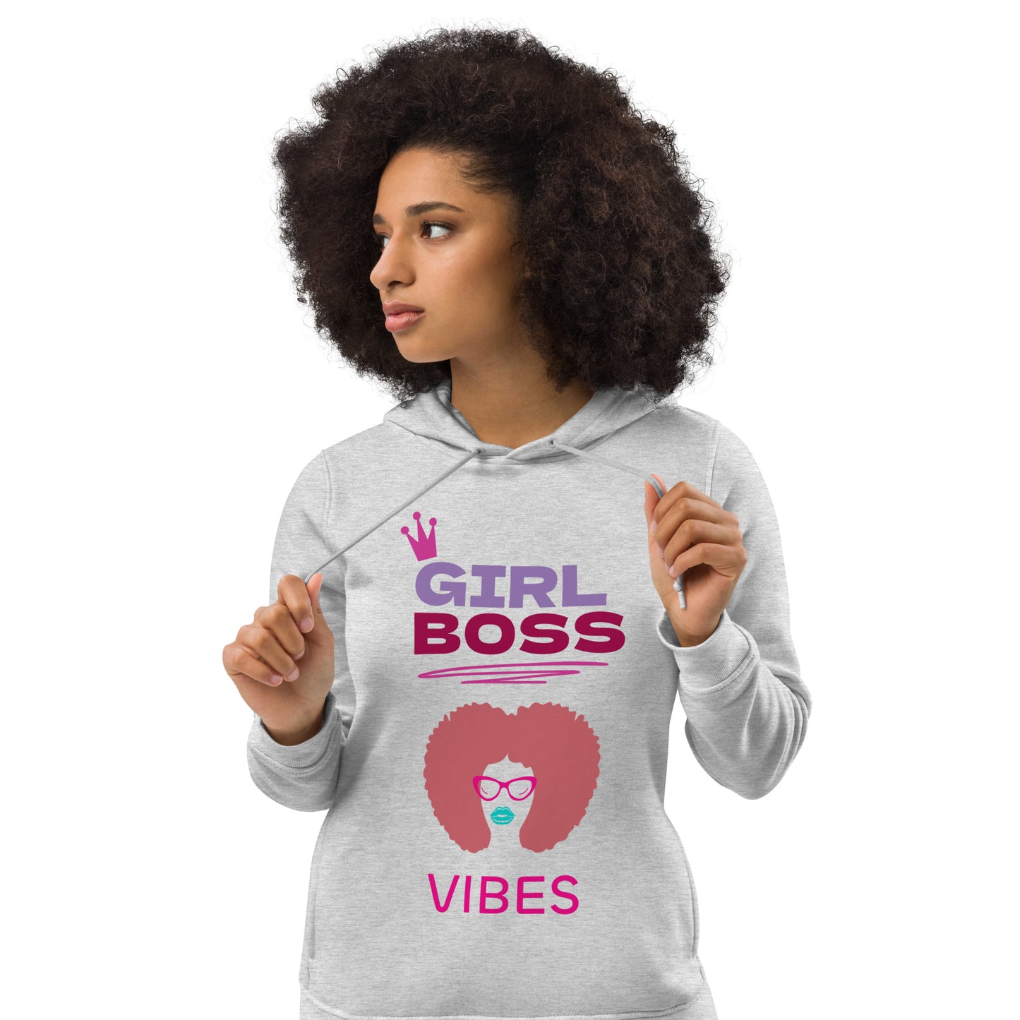 Women's eco fitted hoodie