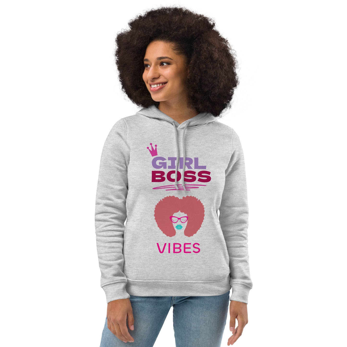 Women's eco fitted hoodie