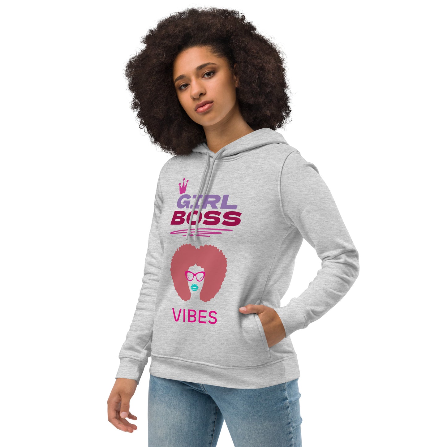 Women's eco fitted hoodie