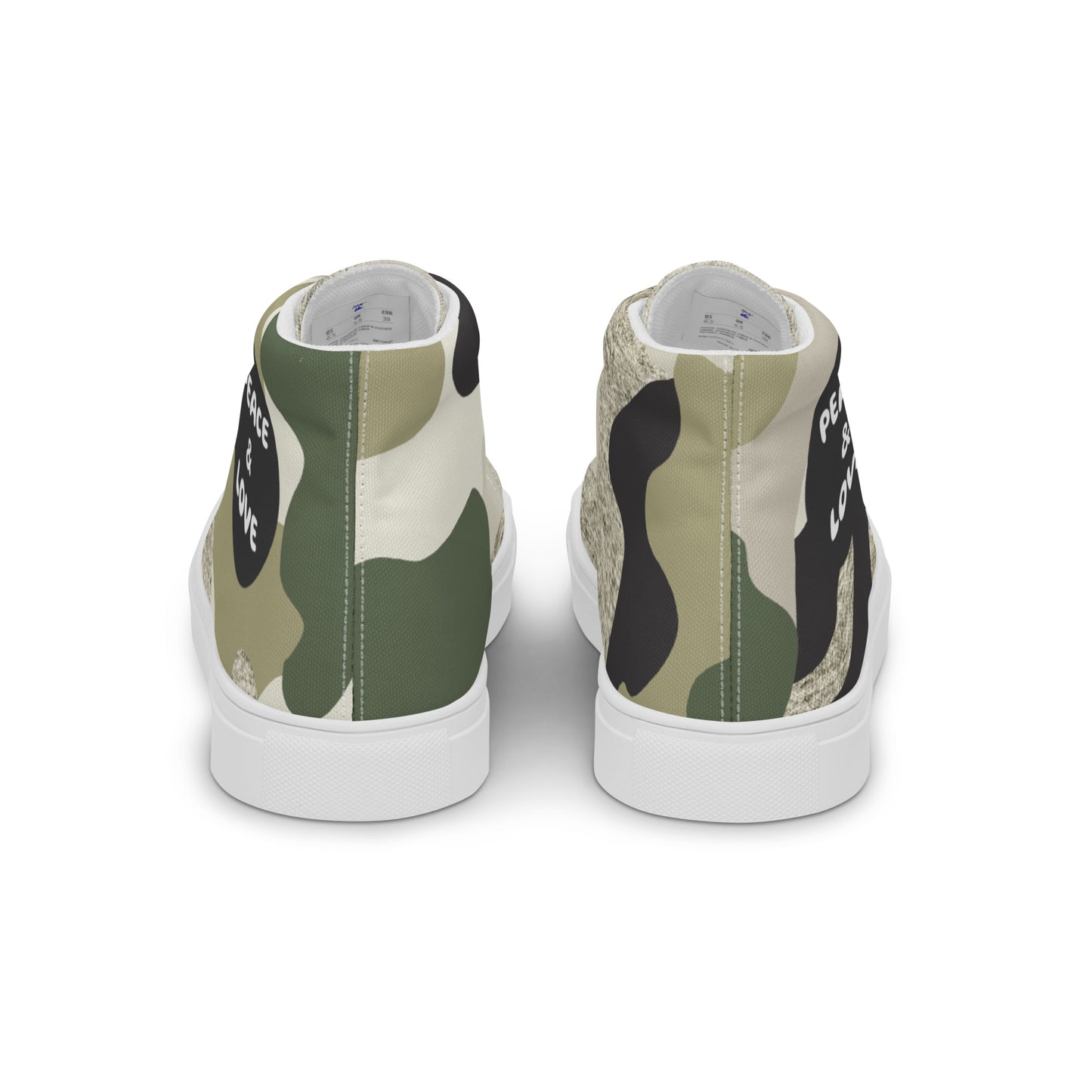 Women’s high top canvas shoes