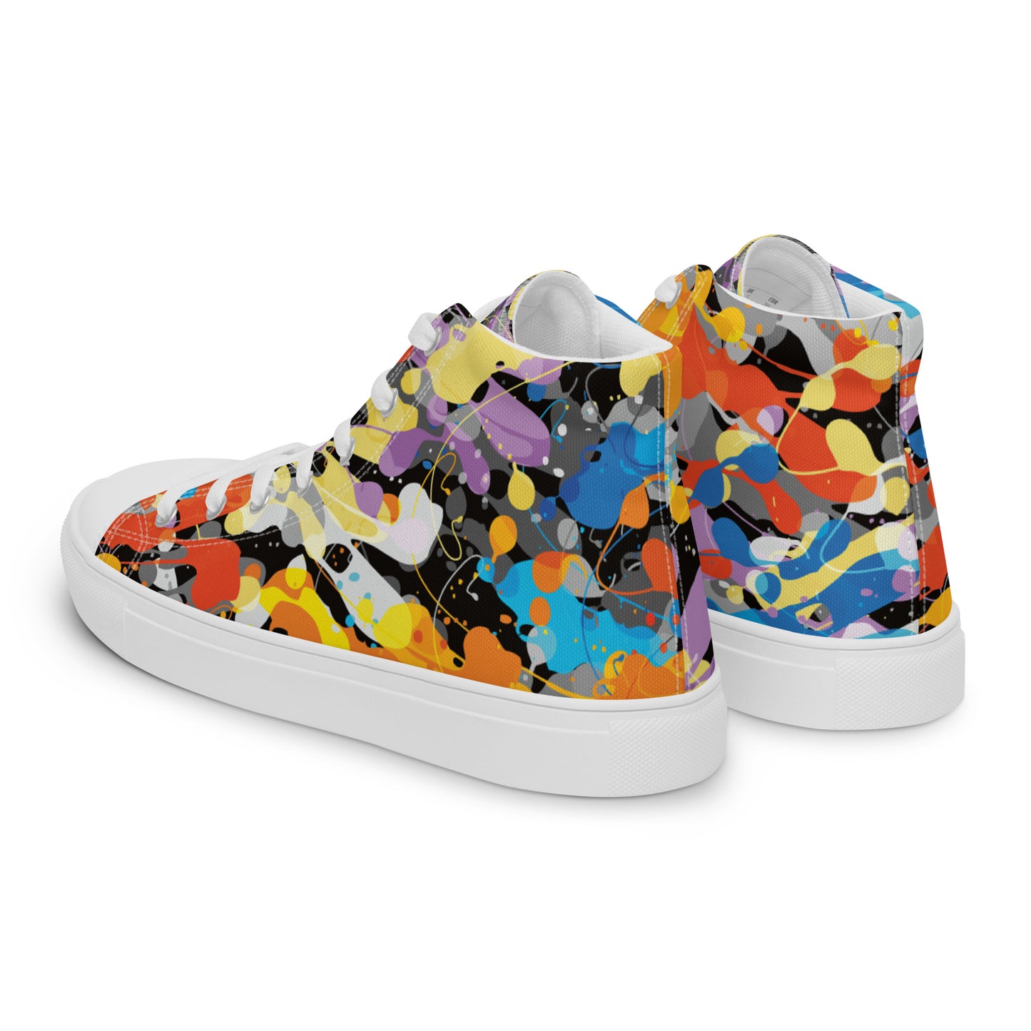 Women’s high top canvas shoes