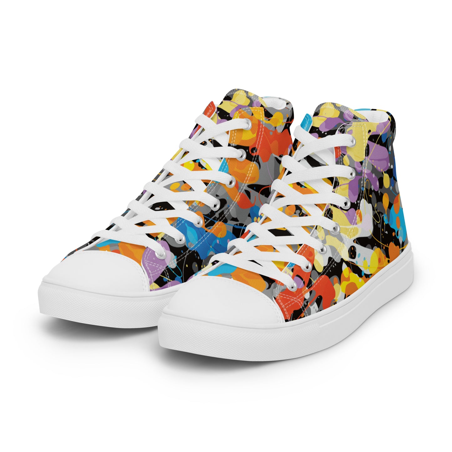 Women’s high top canvas shoes