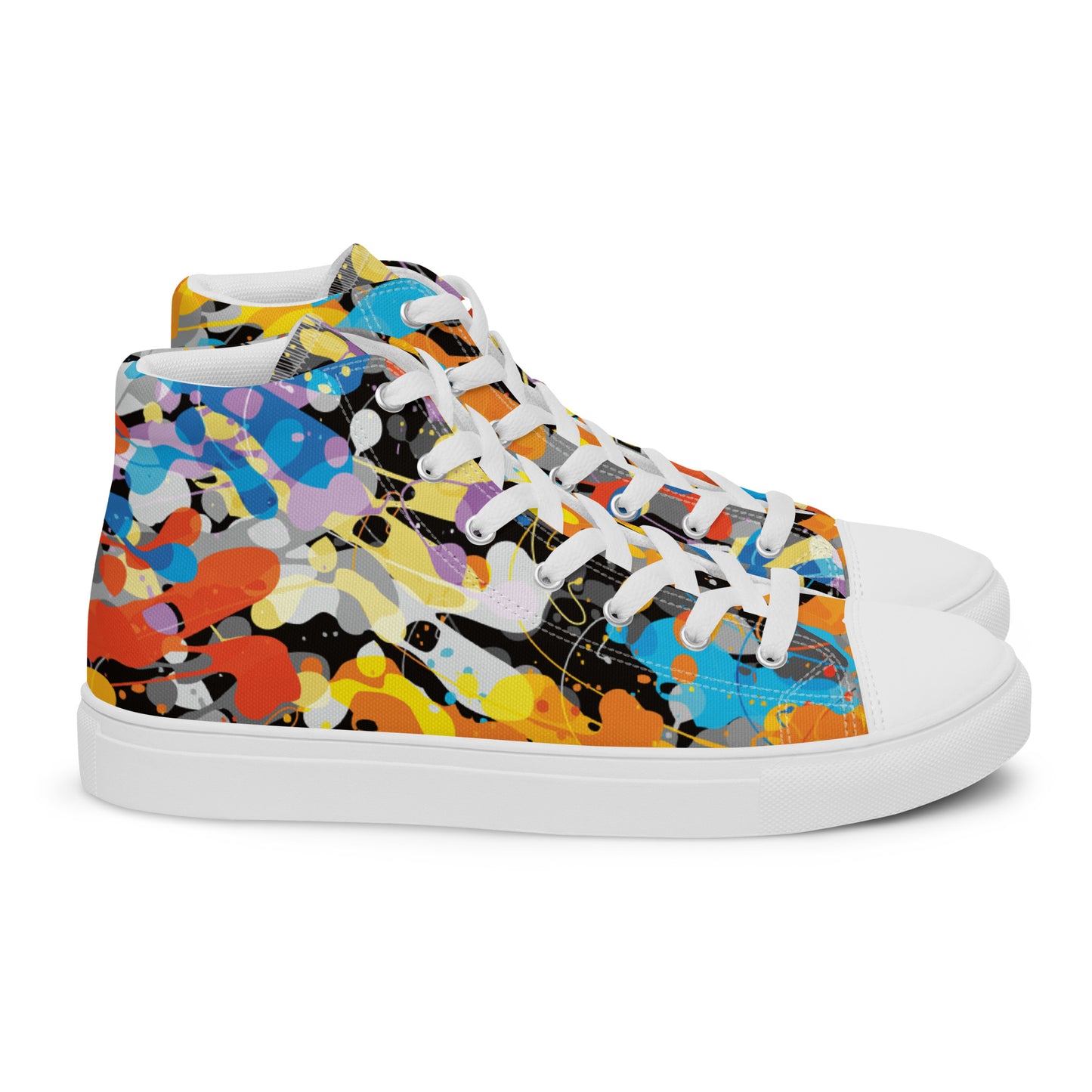 Women’s high top canvas shoes
