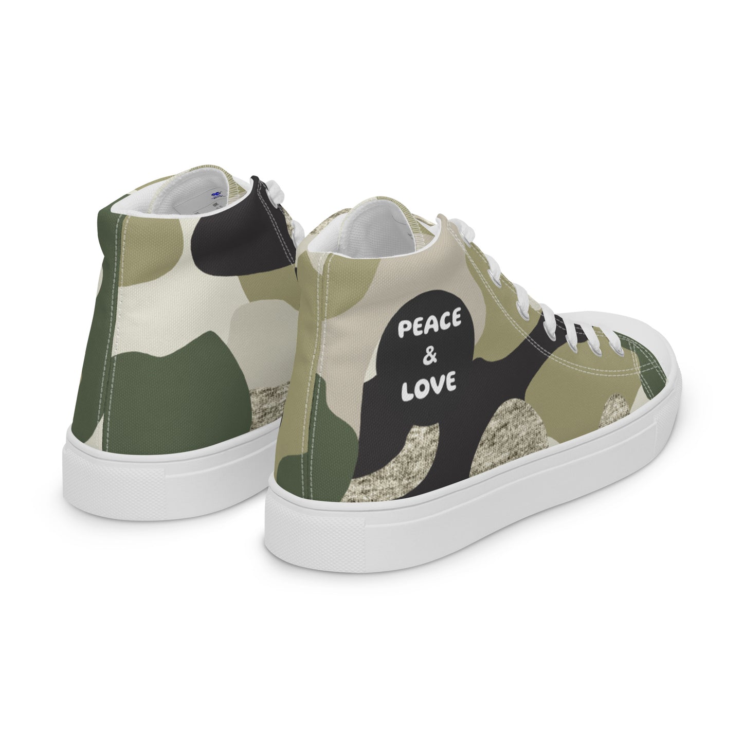 Women’s high top canvas shoes