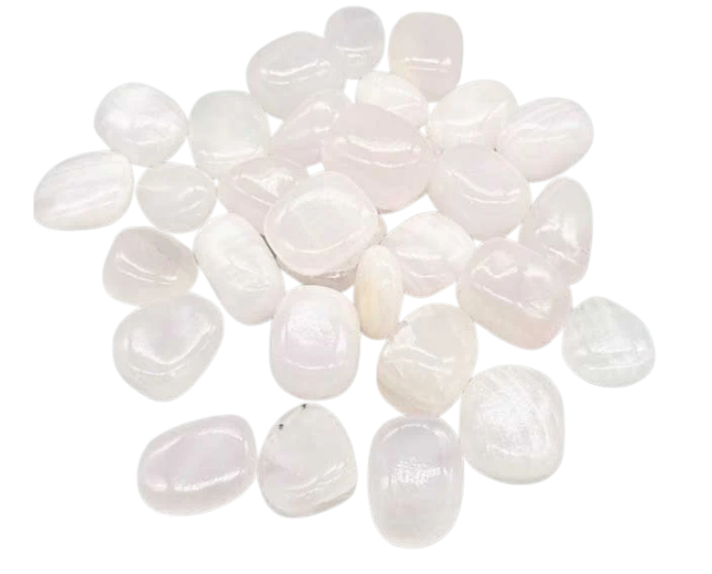 1 lb Calcite, Pink Tumbled Stones