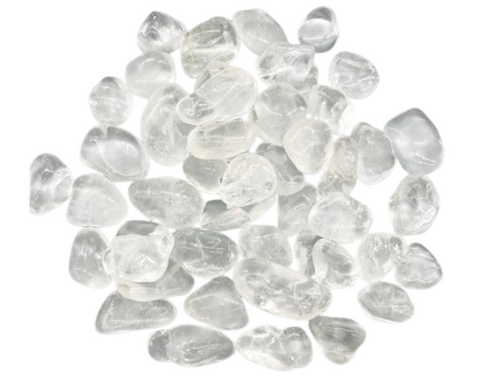 1 lb Clear Quartz Tumbled Stones