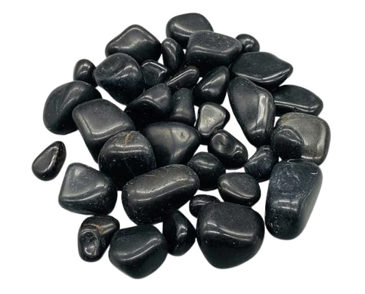 1 lb Tourmaline, Black Tumbled Stones