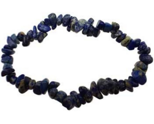 Lapis Chip Bracelet