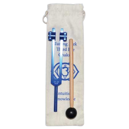 8 1/2" Third Eye (dark blue) Tuning Fork
