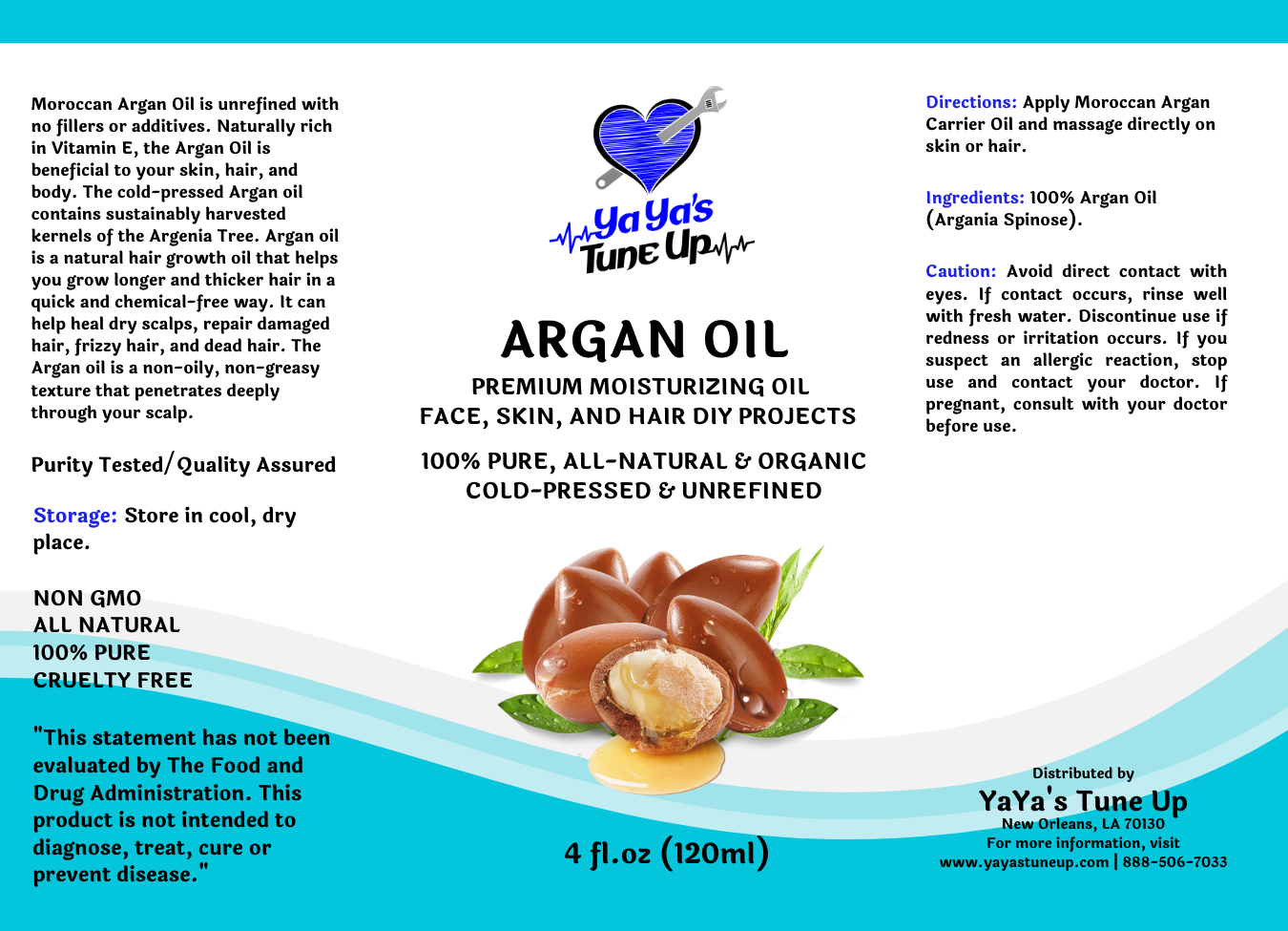 Argan Oil (Carrier) - 4oz