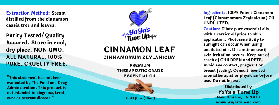 Cinnamon Leaf Essential Oil - 10ml