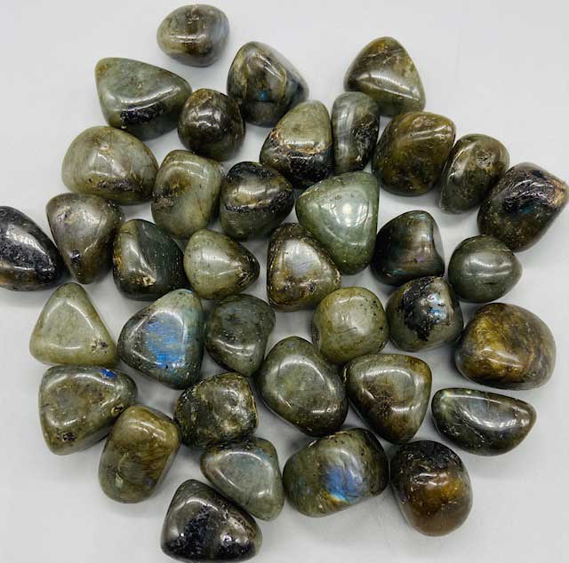 1 lb Labradorite Tumbled Stones