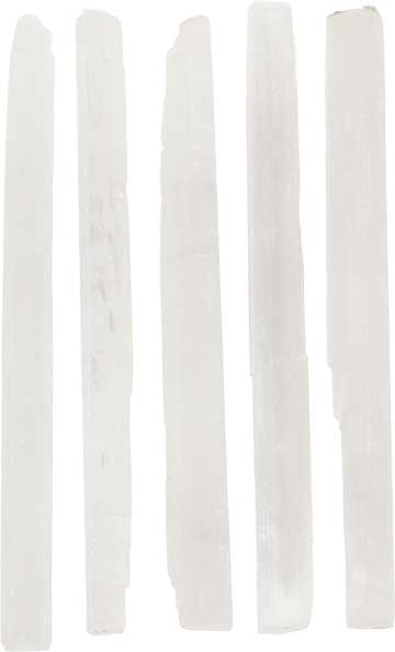 6" Selenite Sticks (5 pack)