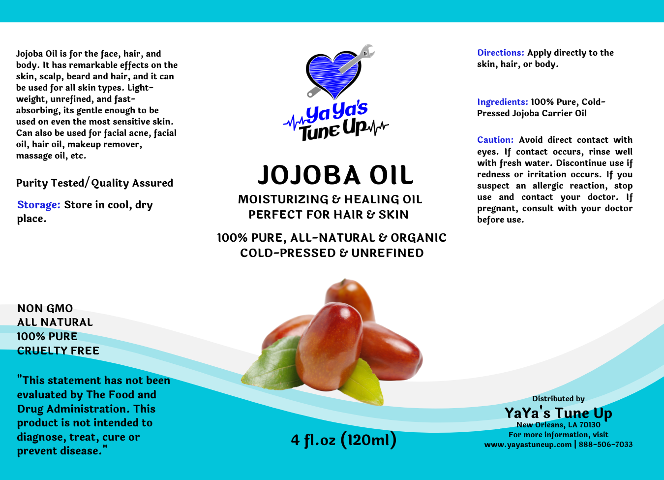 Jojoba Oil (Carrier) - 4oz