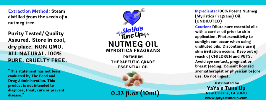 Nutmeg Essential Oil - 10ml