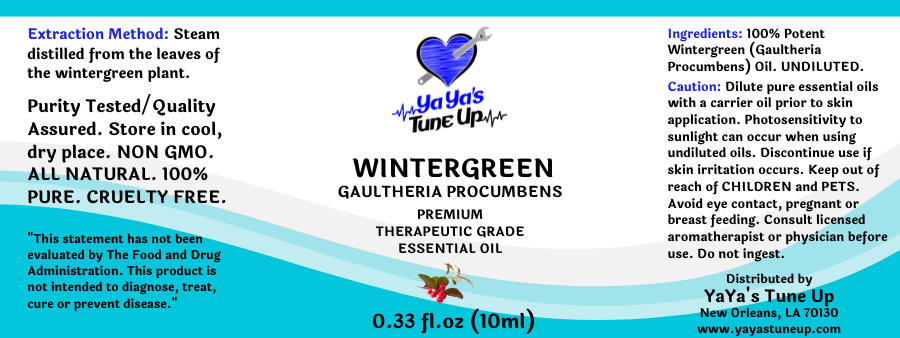 Wintergreen Essential Oil - 10ml