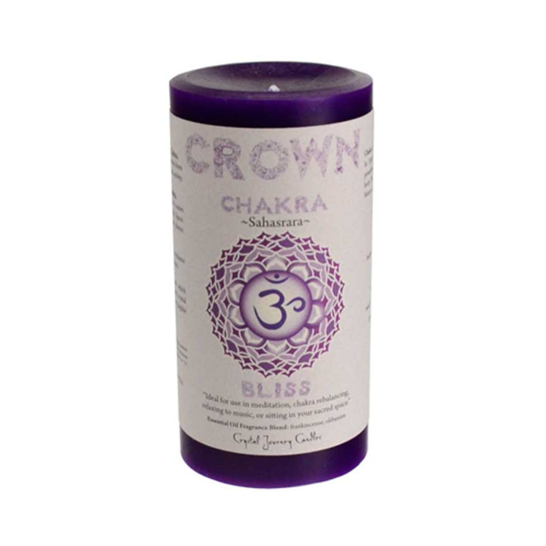 Crown Chakra Pillar Candle 3" x 6"