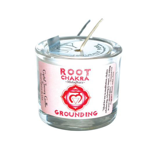 Root chakra Soy Votive Candle