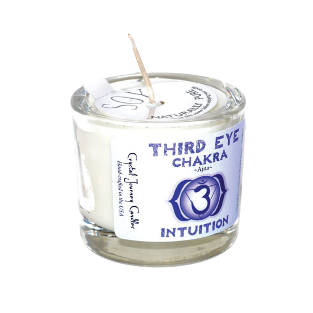 Third Eye Chakra Soy Votive Candle