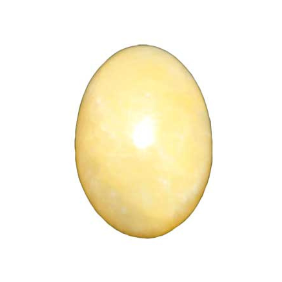 2" Calcite, Yellow Egg