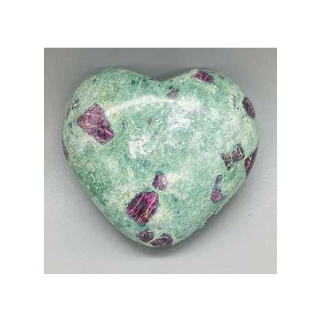 3" Ruby Zoisite Heart