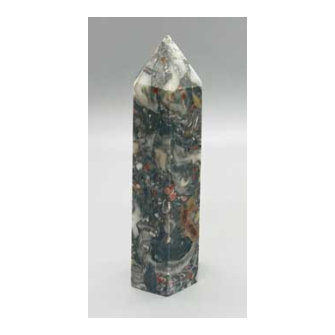 3+" Jasper, Sea Sediment Obelisk