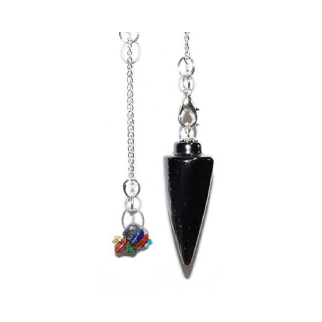 Hematite 7 Chakra Pendulum