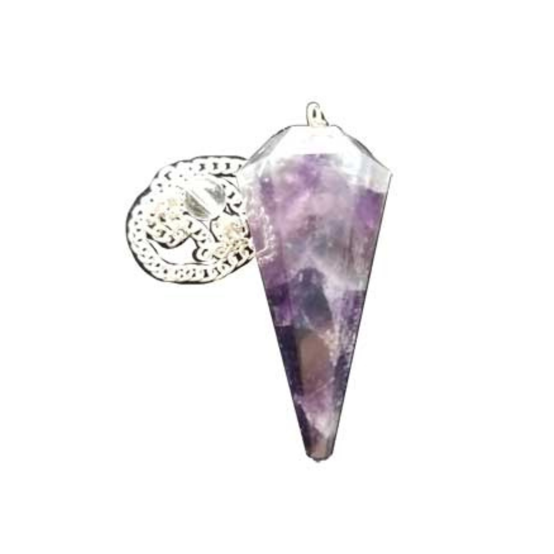 Amethyst Pendulum 6-sided