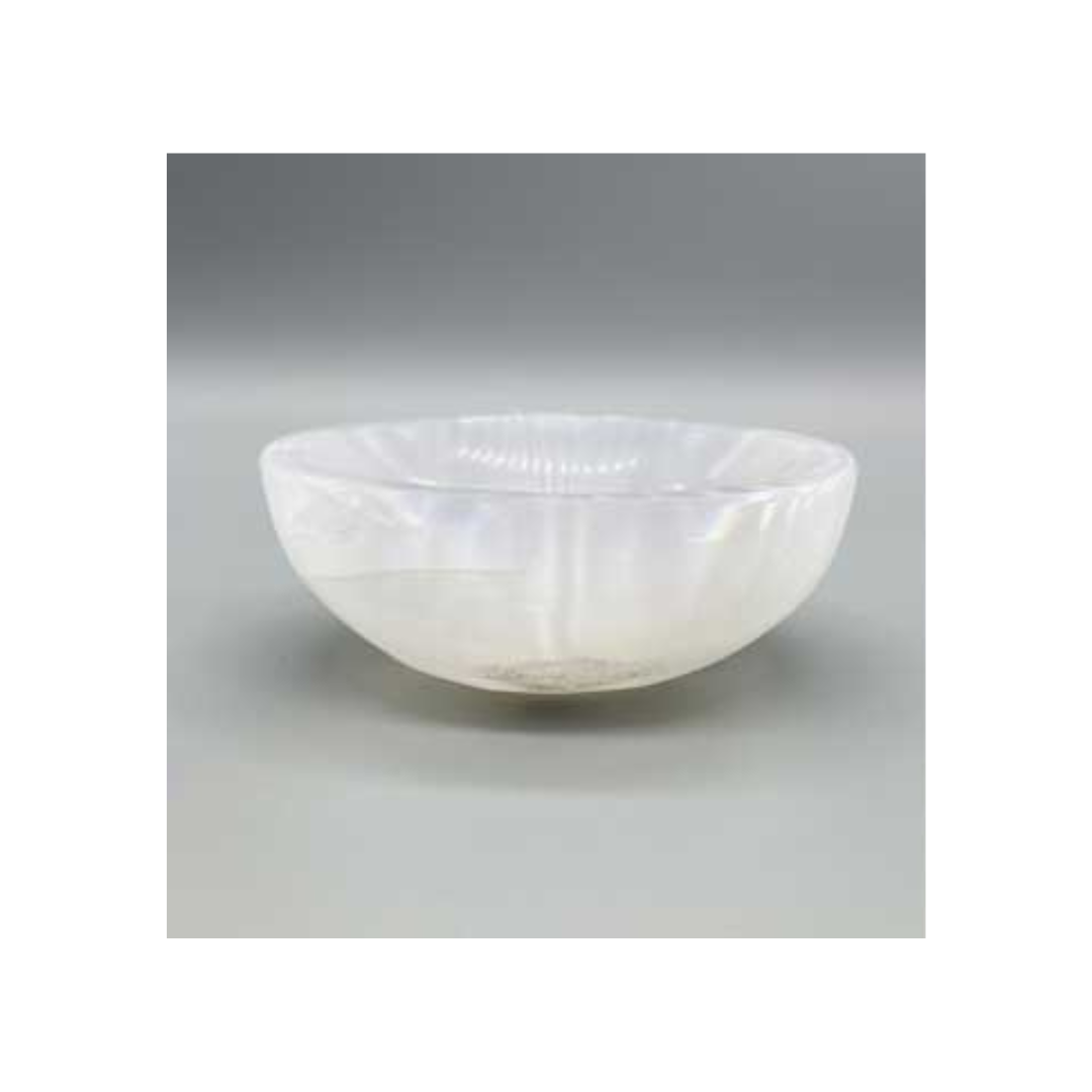 4" Selenite Oval Bowl