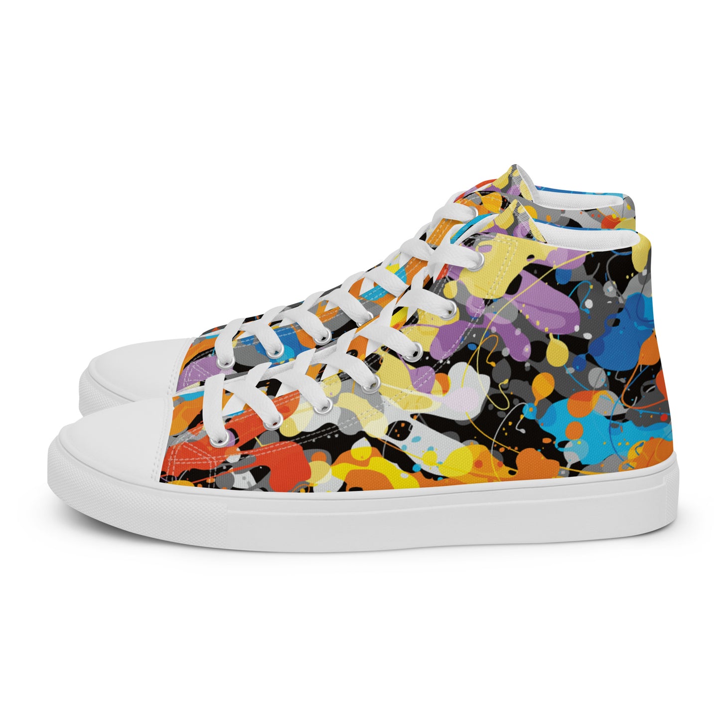 Women’s high top canvas shoes