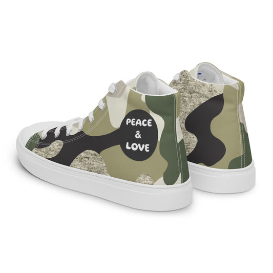 Women’s high top canvas shoes